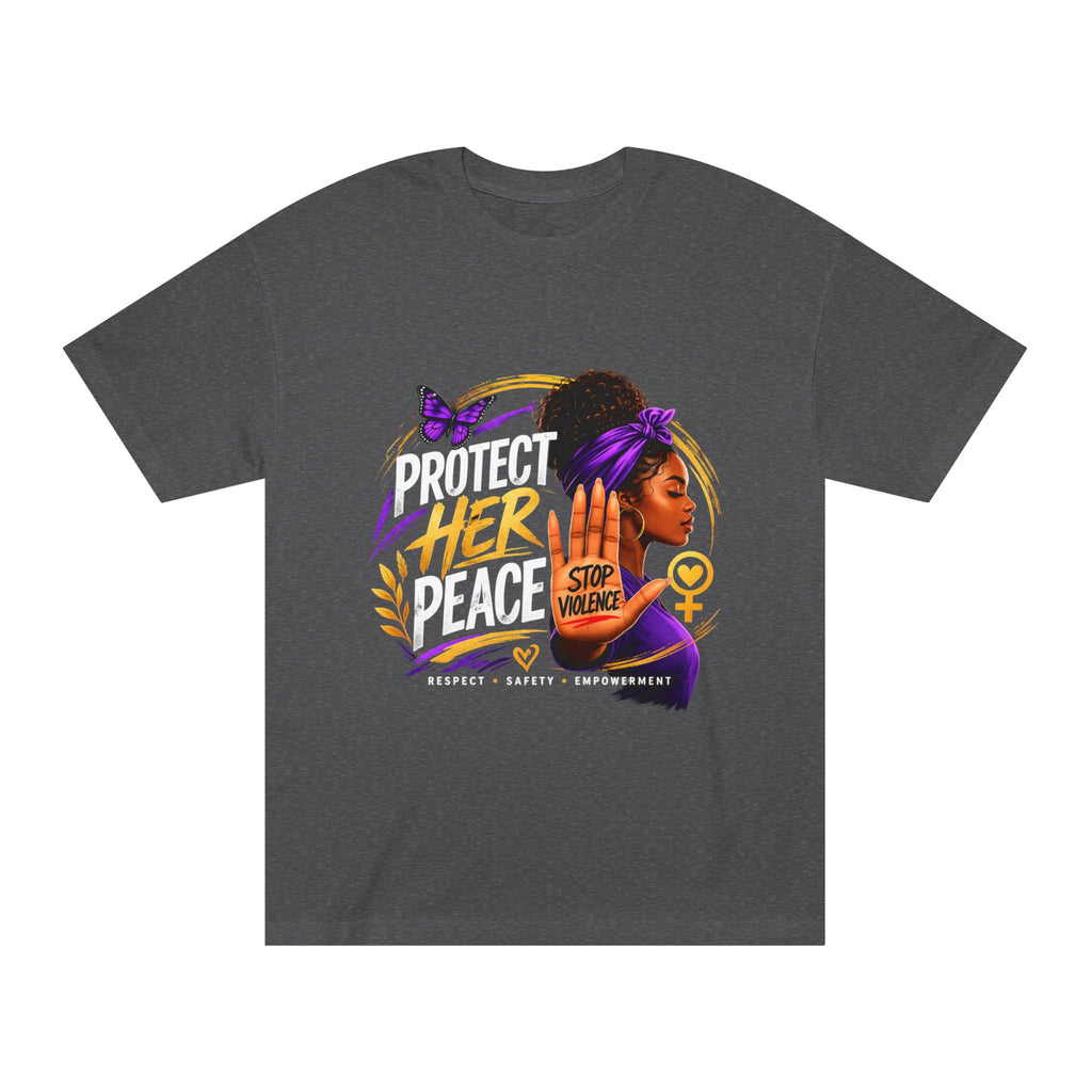 Protect Her Peace Tee — Stop Violence Women’s Awareness Shirt