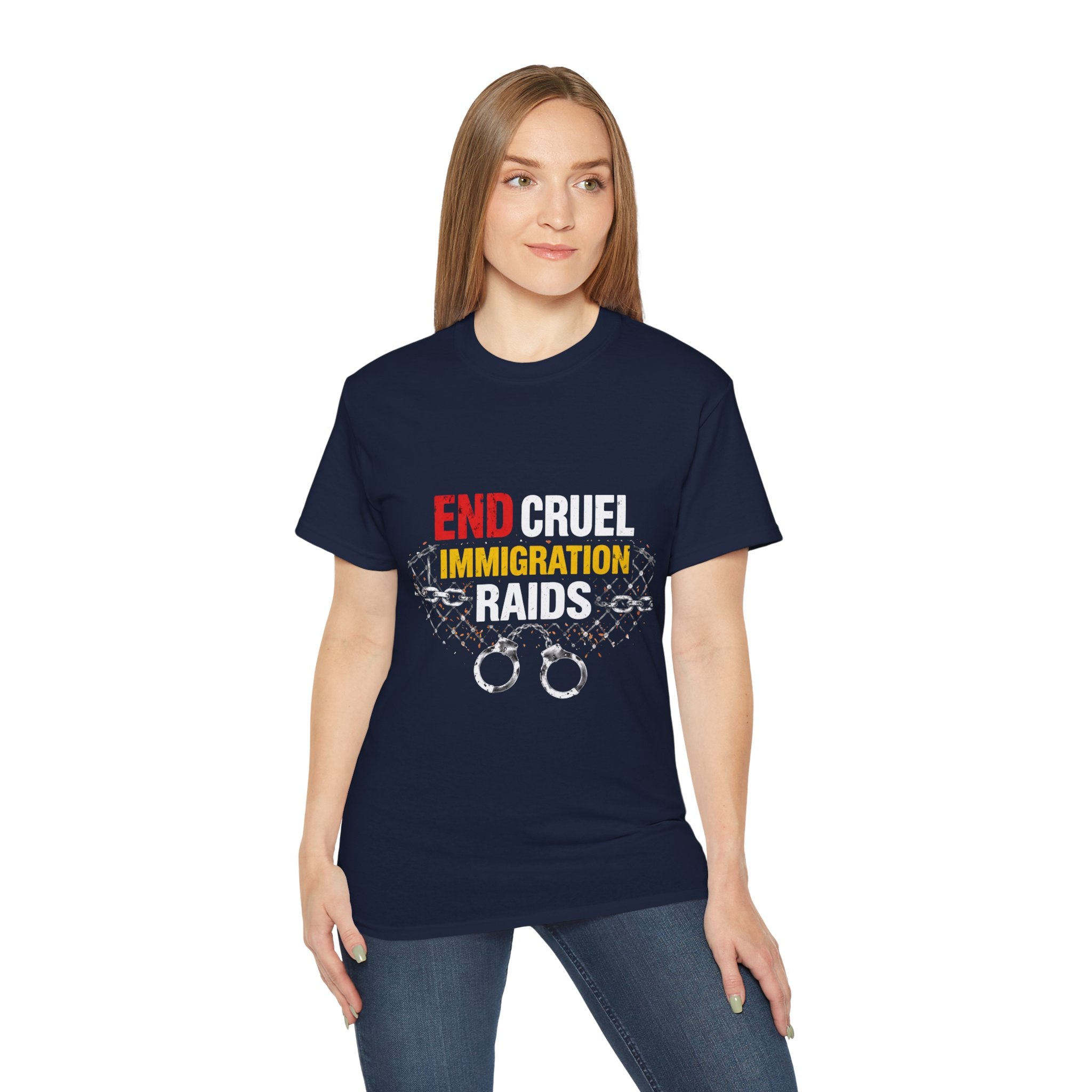 End Cruel Immigration Raids T-Shirt