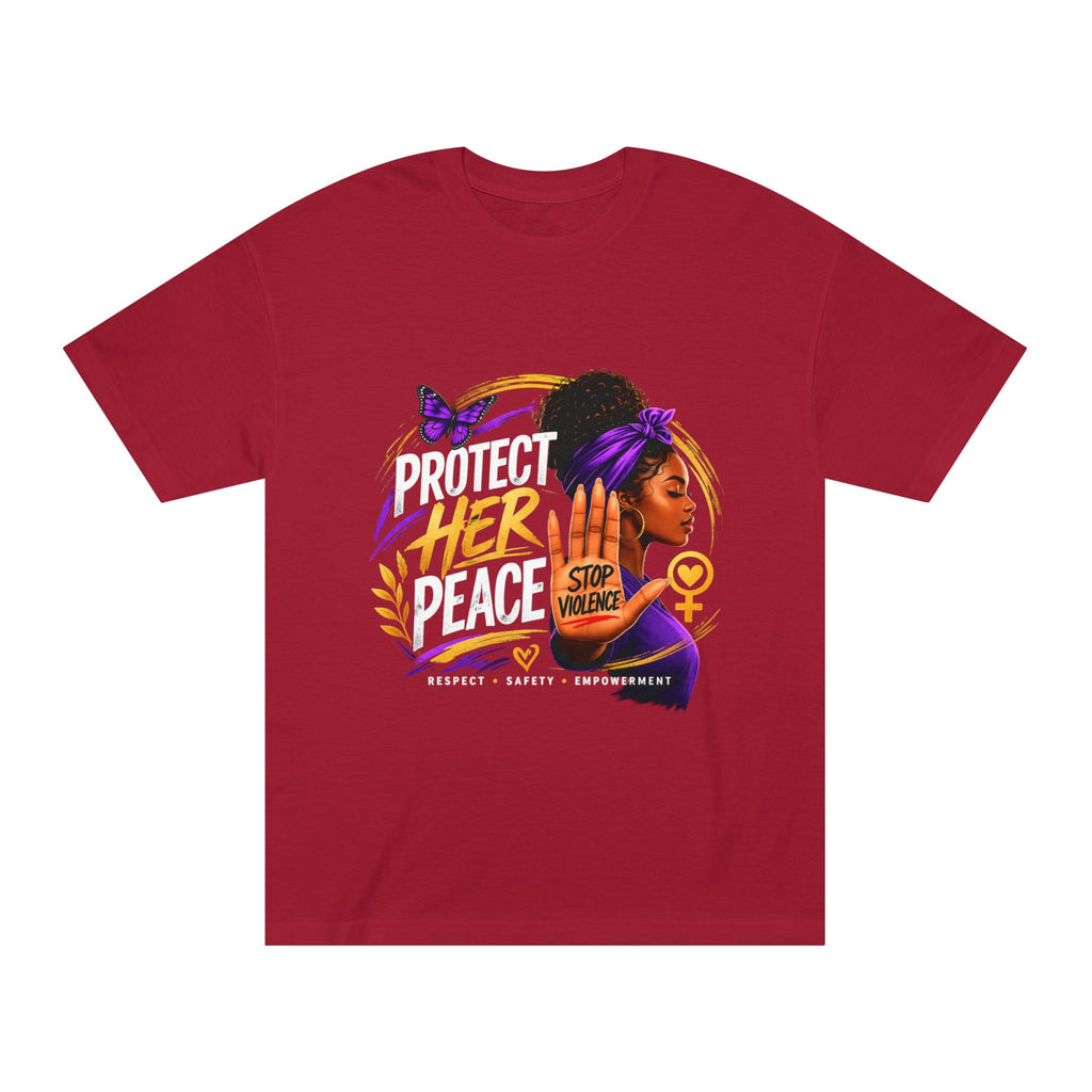Protect Her Peace Tee — Stop Violence Women’s Awareness Shirt