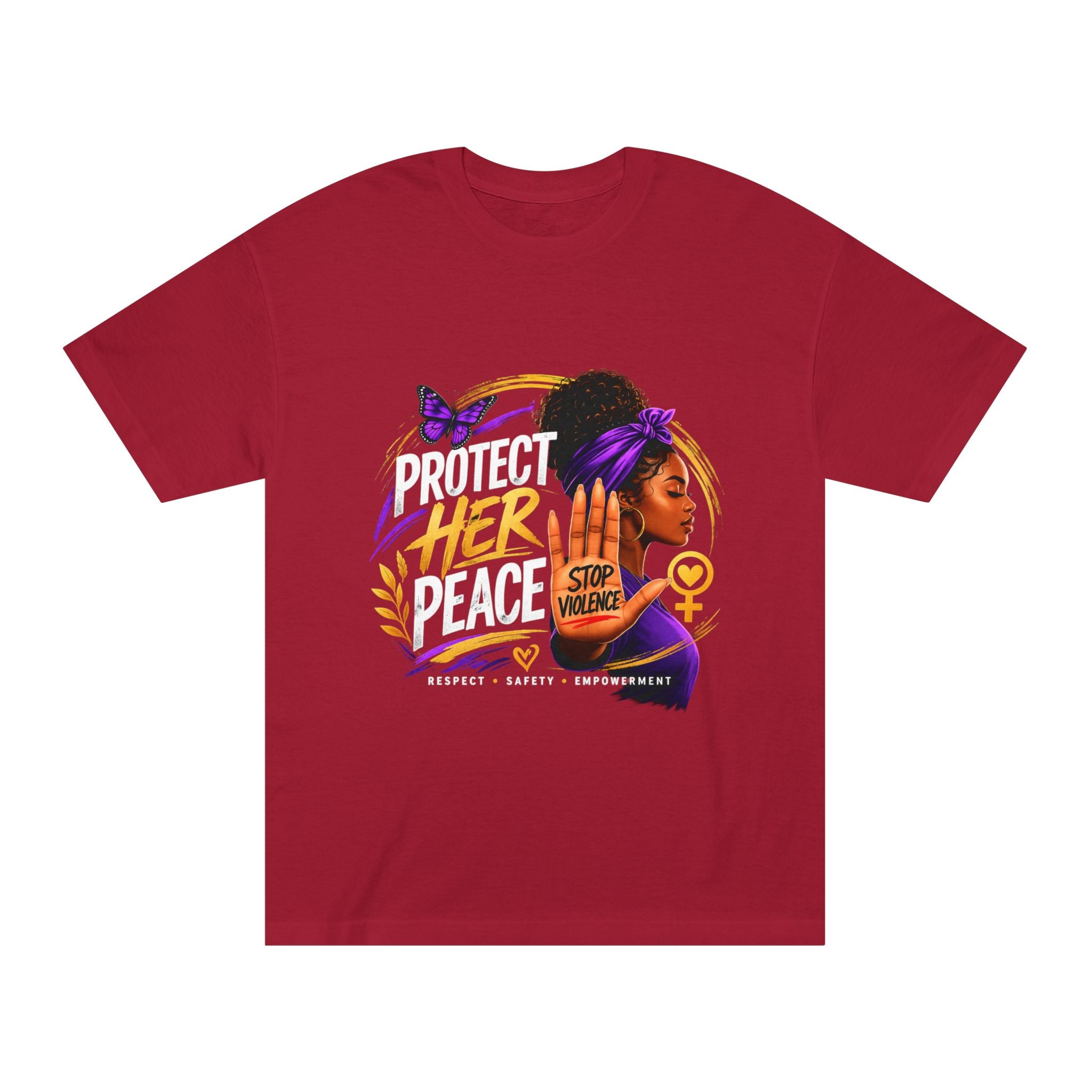 Protect Her Peace Tee — Stop Violence Women’s Awareness Shirt