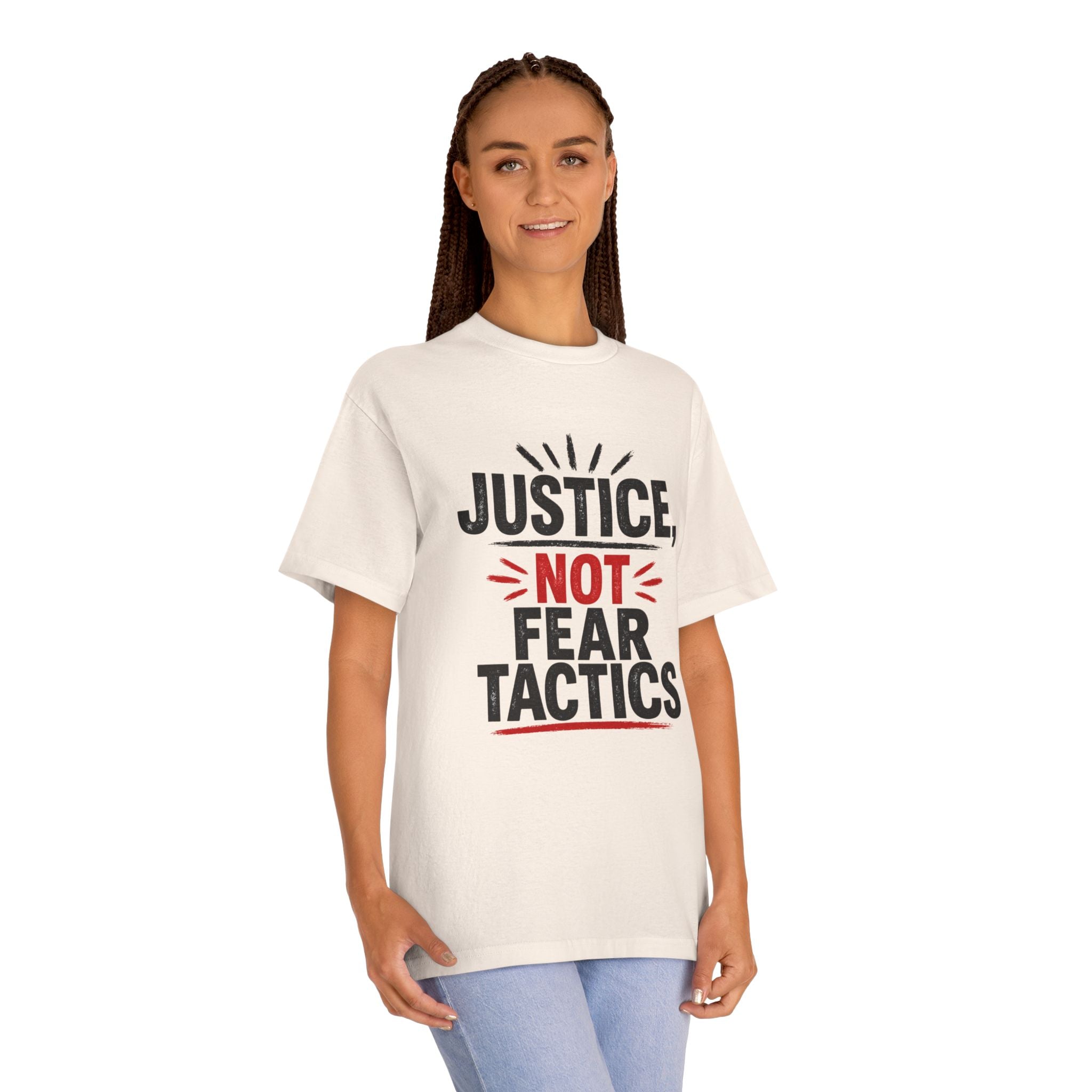 Justice Not Fear T-Shirt — Activist Protest Tee
