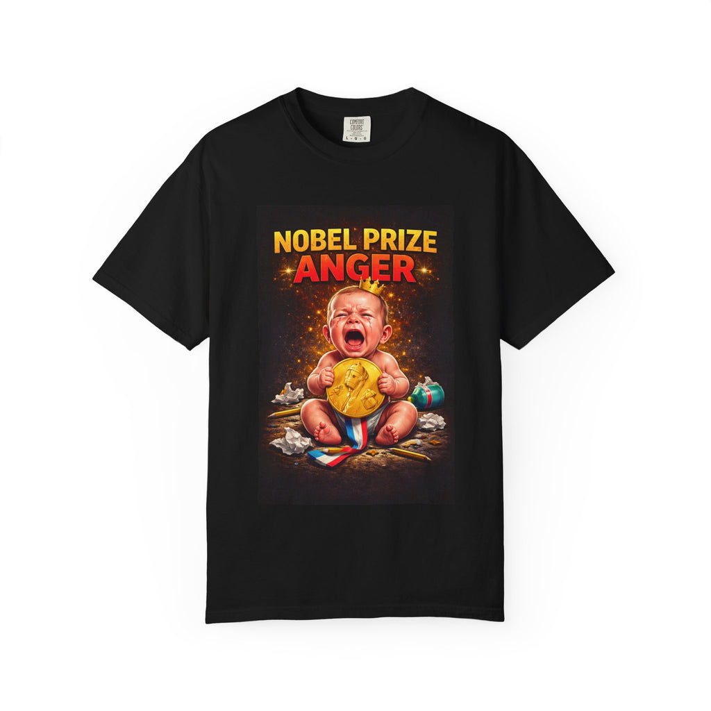T-Shirt — "Nobel Prize Anger" Baby Cry Graphic Tee
