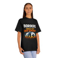 T-Shirt — "Borders Should Not Erase Humanity" Refugee Solidarity Tee