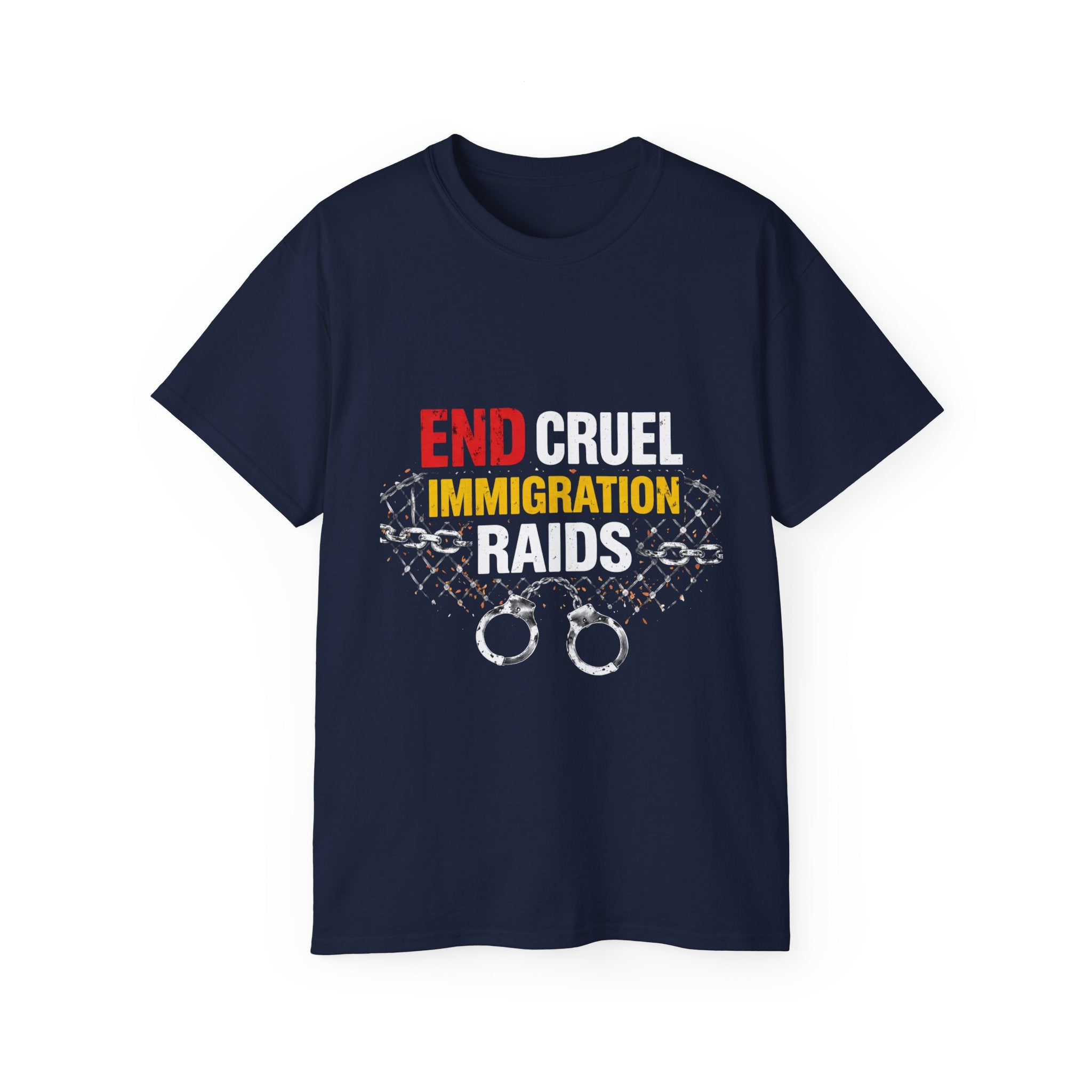 End Cruel Immigration Raids T-Shirt