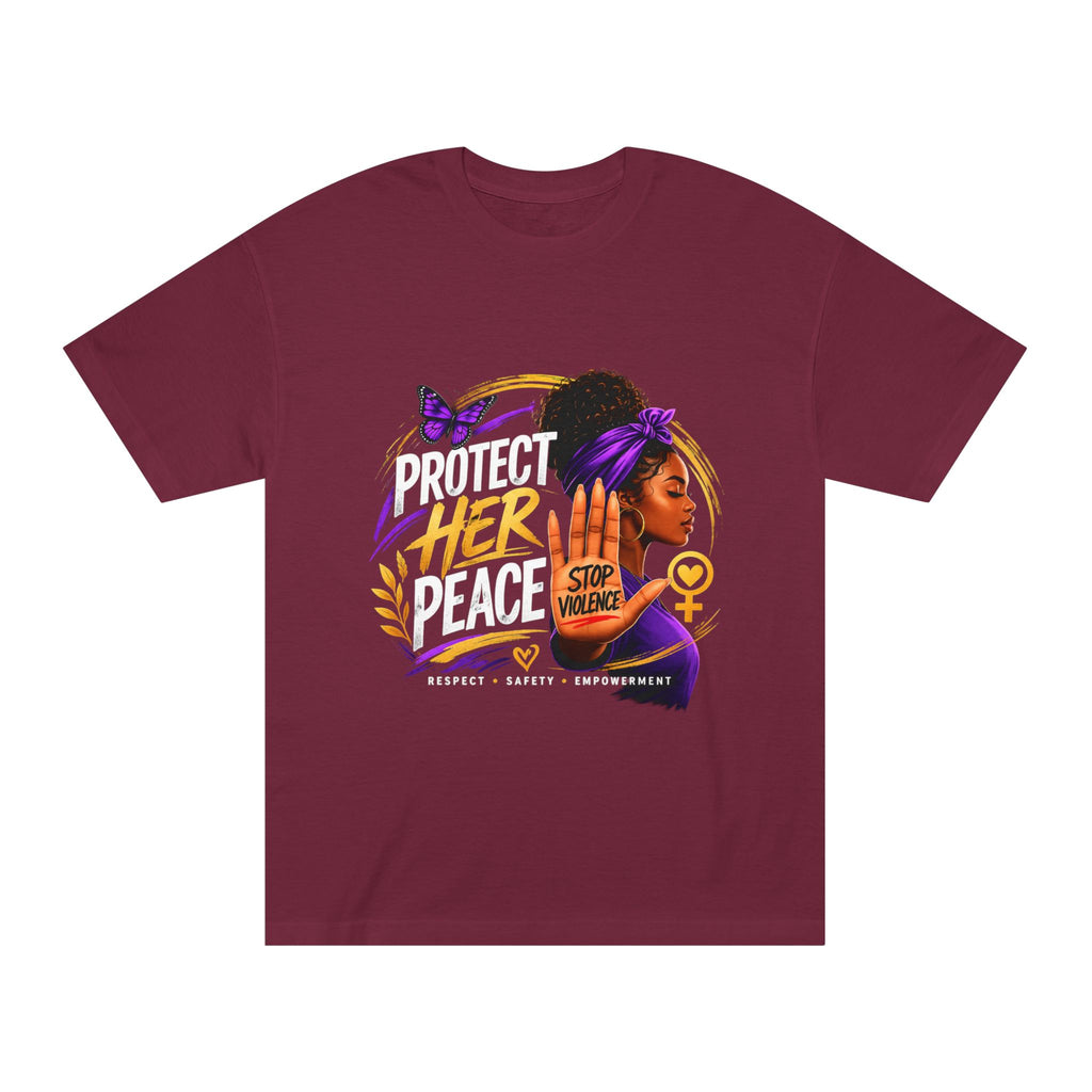 Protect Her Peace Tee — Stop Violence Women’s Awareness Shirt