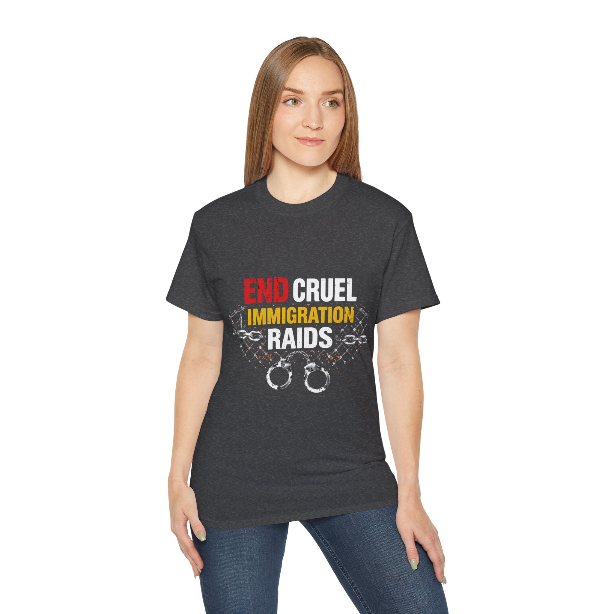End Cruel Immigration Raids T-Shirt