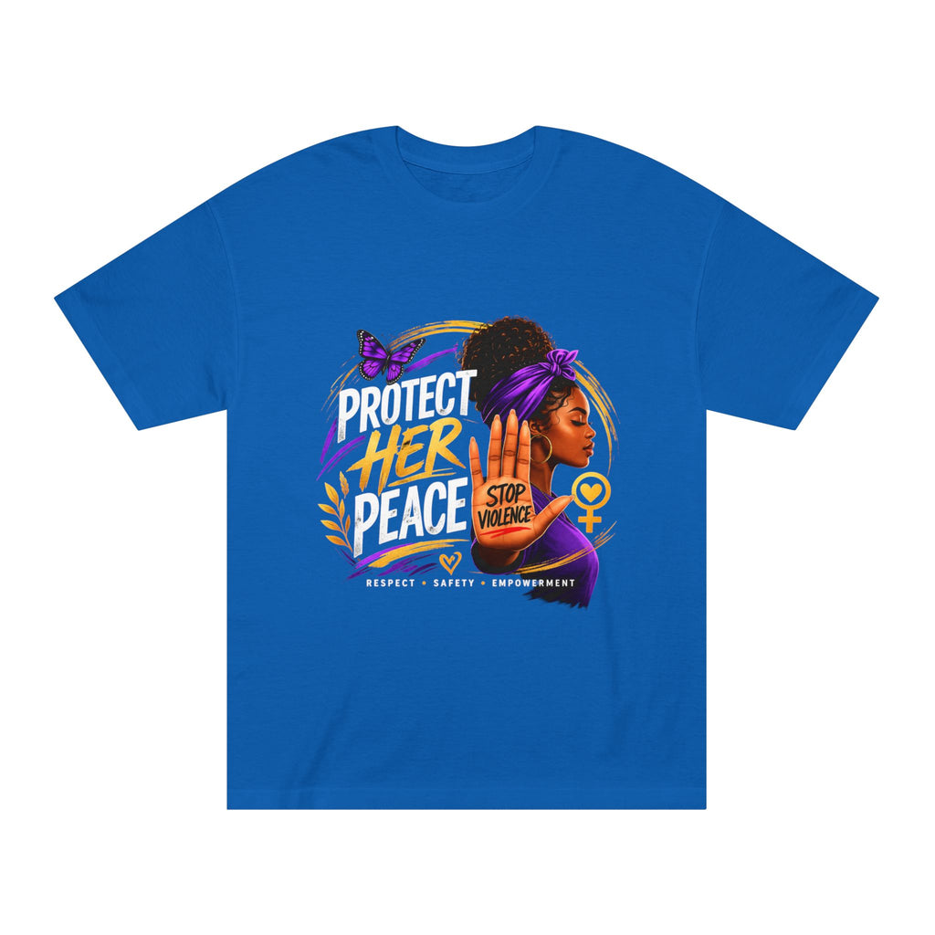 Protect Her Peace Tee — Stop Violence Women’s Awareness Shirt