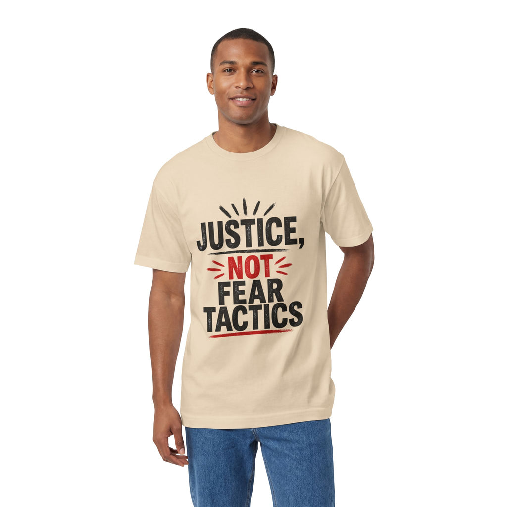 Justice Not Fear T-Shirt — Activist Protest Tee